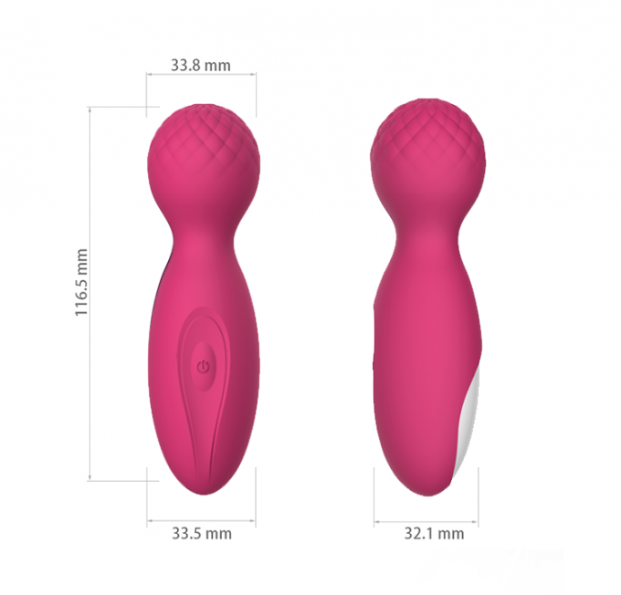 10 Funktions-Satin-Silikon G-Vibe-Körperstabsminiliebesausgaben-Körper Massager
