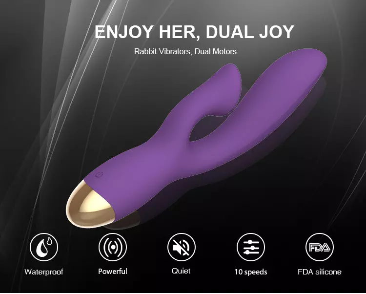 Sexspielzeug Pussy G-Stellen-Kaninchen-Vibrator-erwachsener Körper Massager